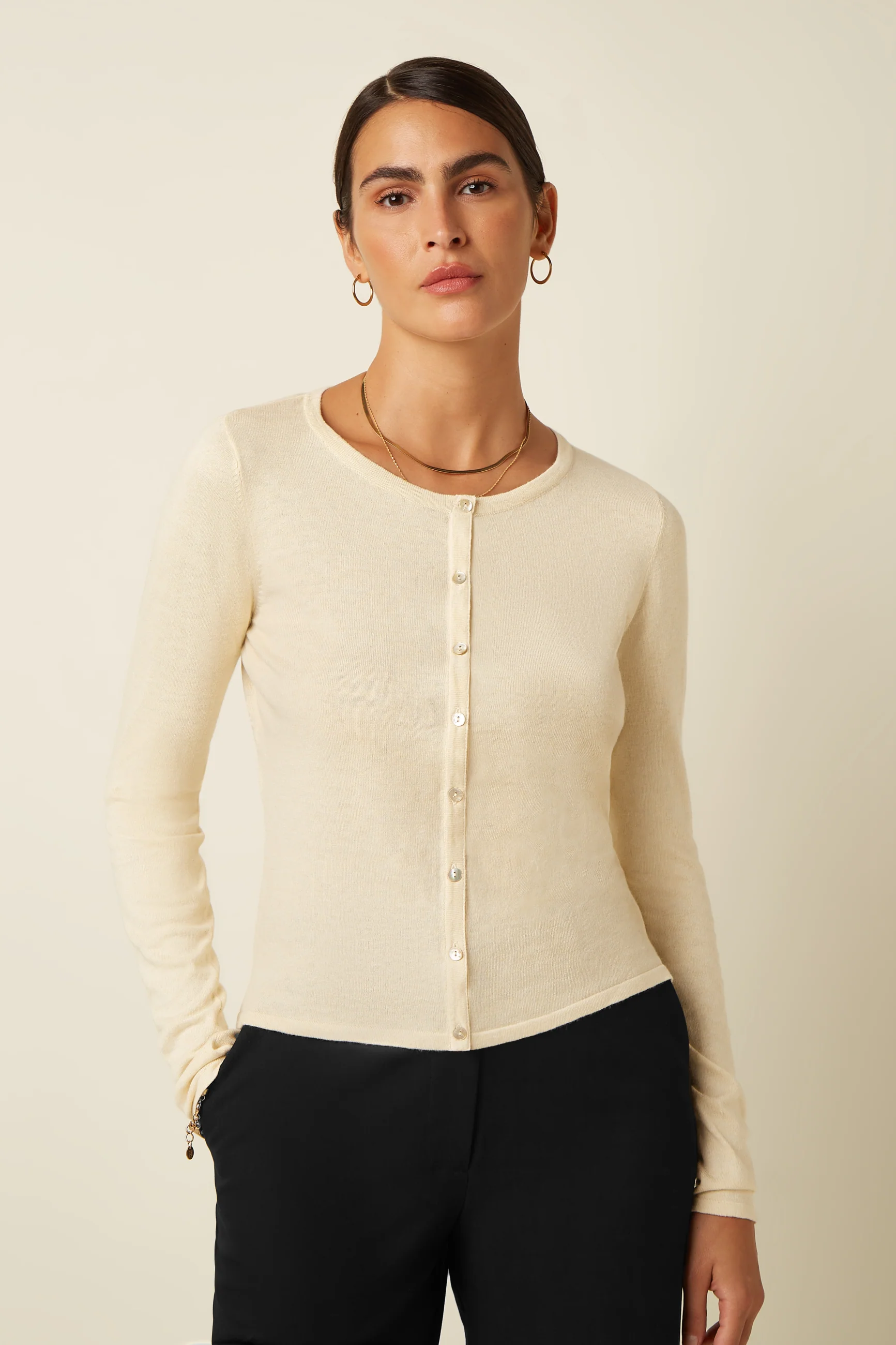 Cardi Roundneck Cocoon