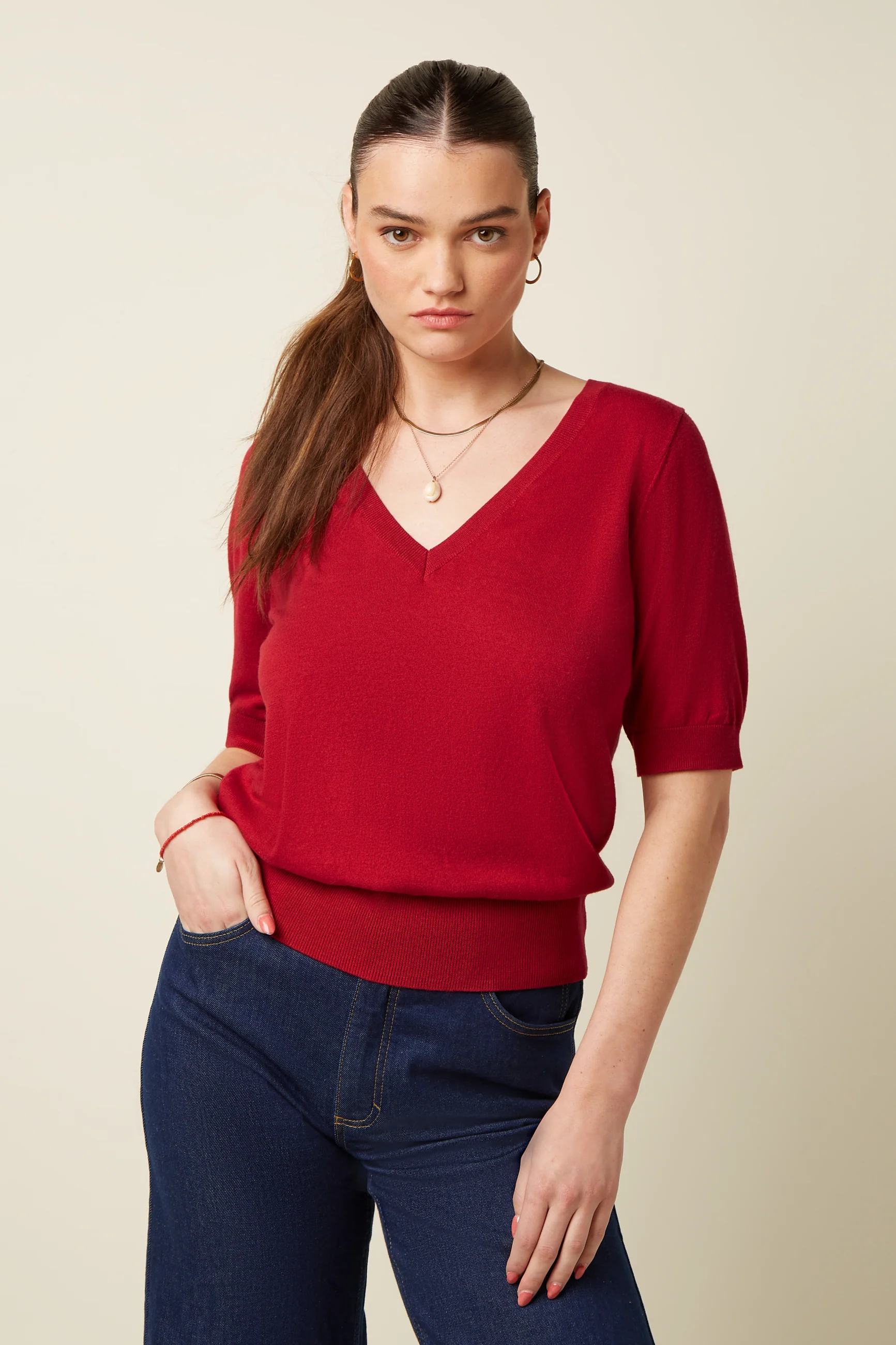 Agnes V Top Cocoon