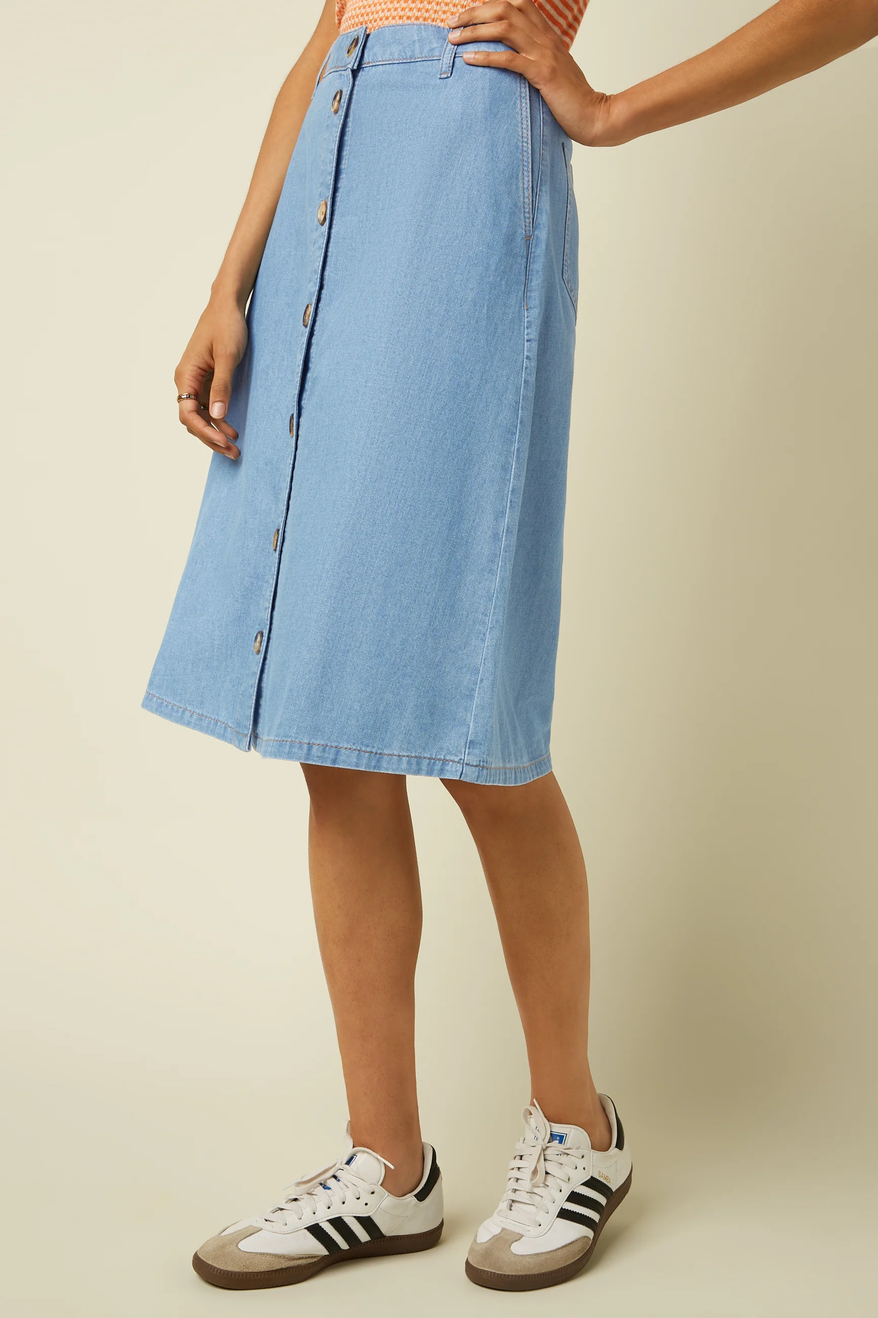 Marie Skirt Festa Light Denim