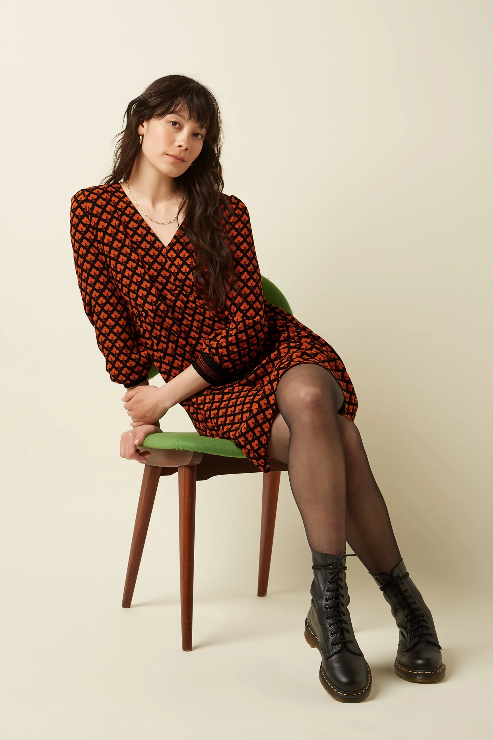 Marjorie Dress Moire