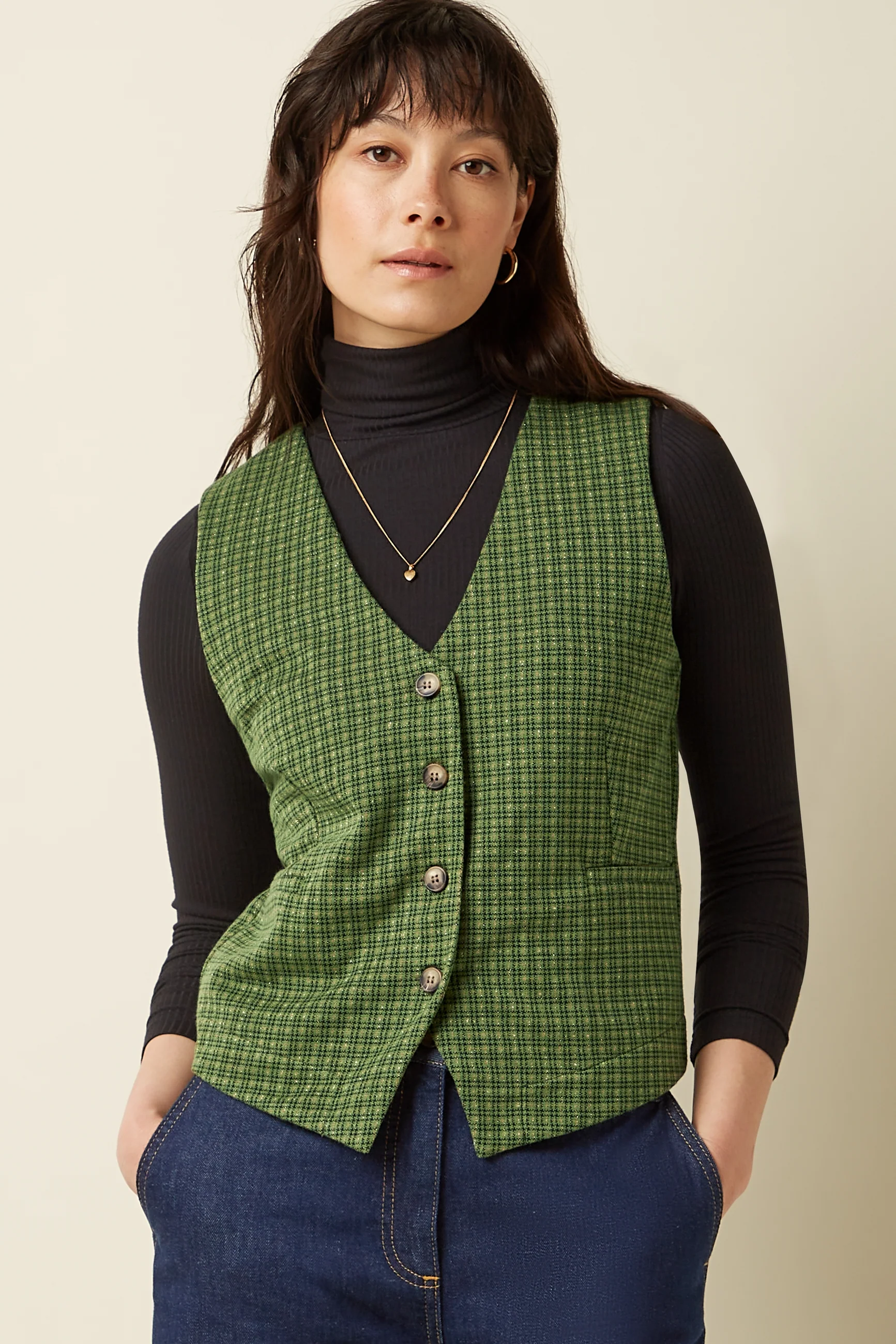 Bianca Gilet Ivy Check