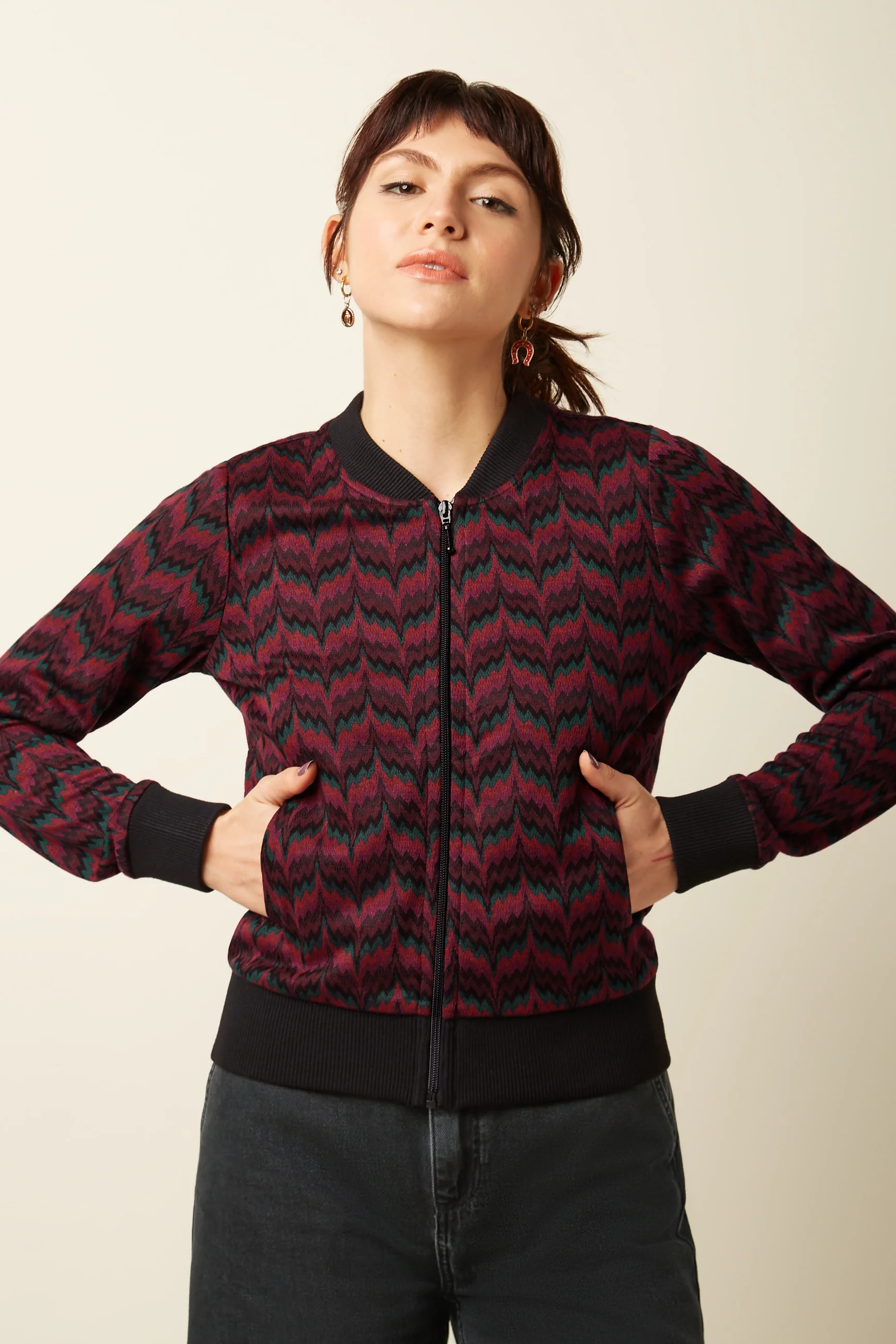 Bessie Jacket Estelle Zigzag
