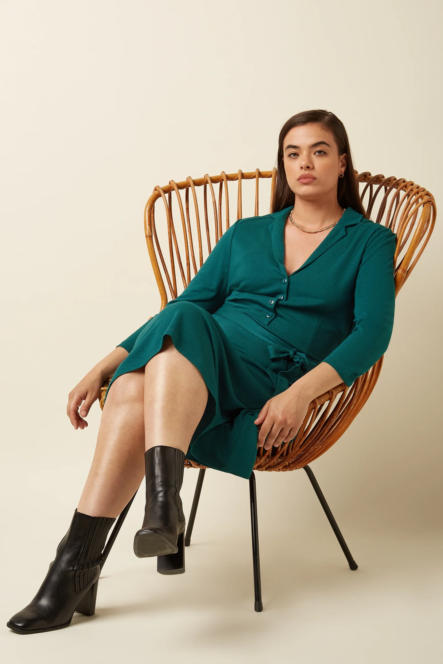 Lola Dress Milano Crepe