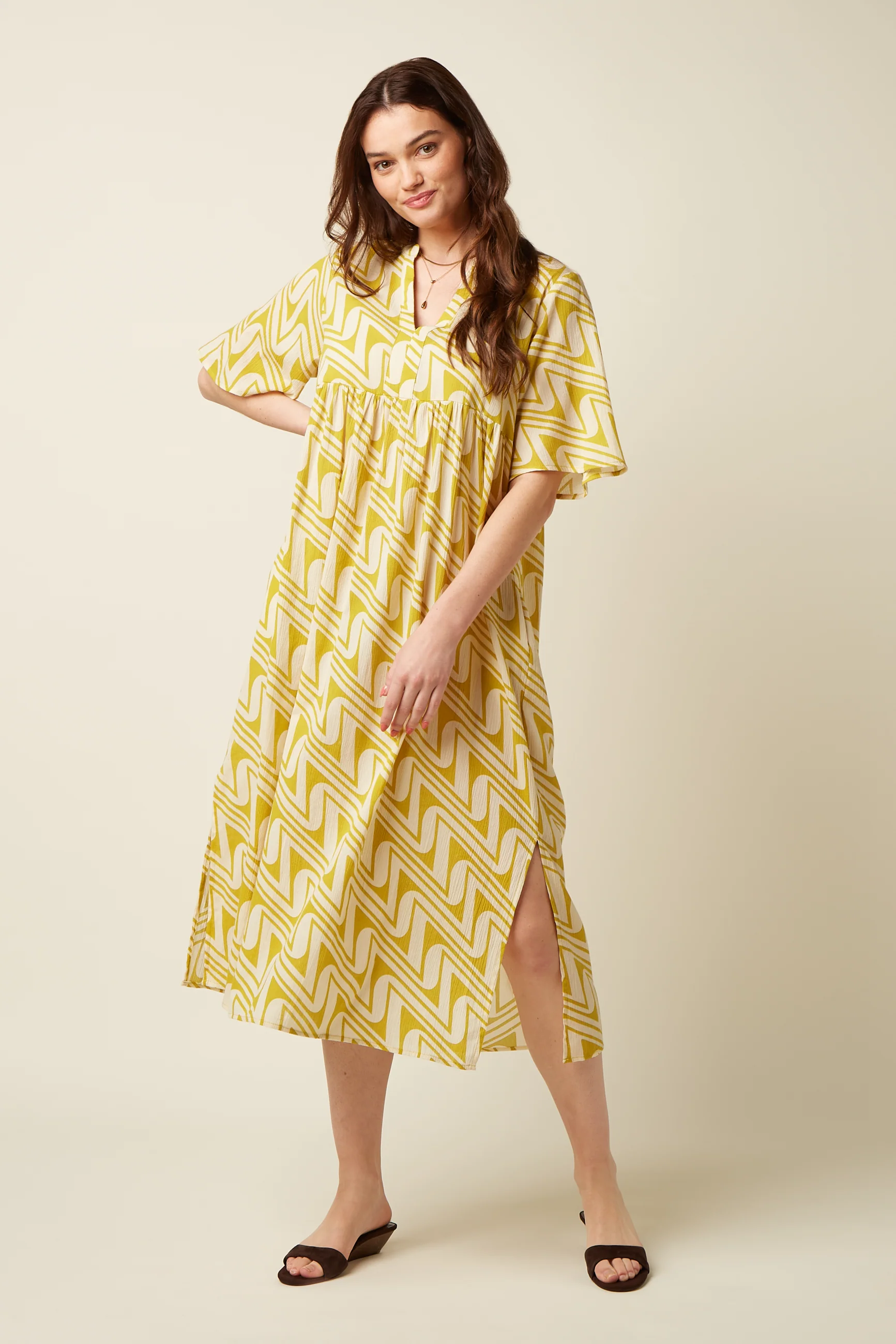 Ivana Dress Laguna Woven