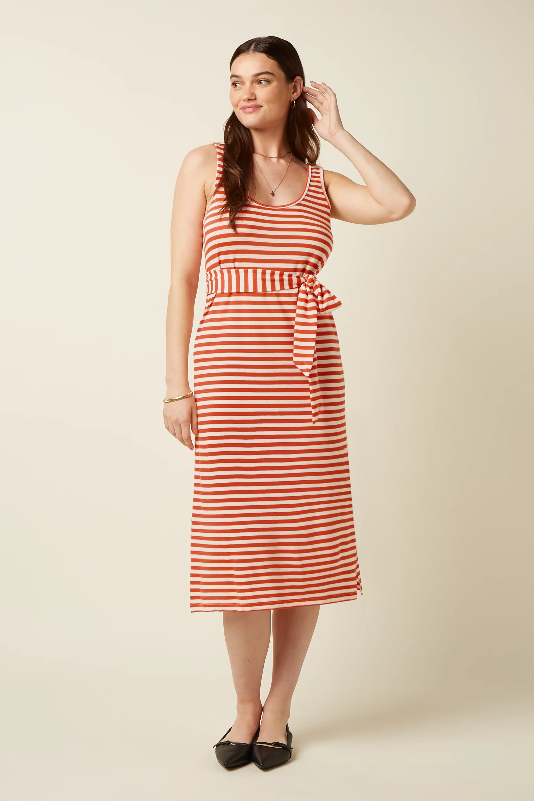 Brigitta Dress Chopito Stripe