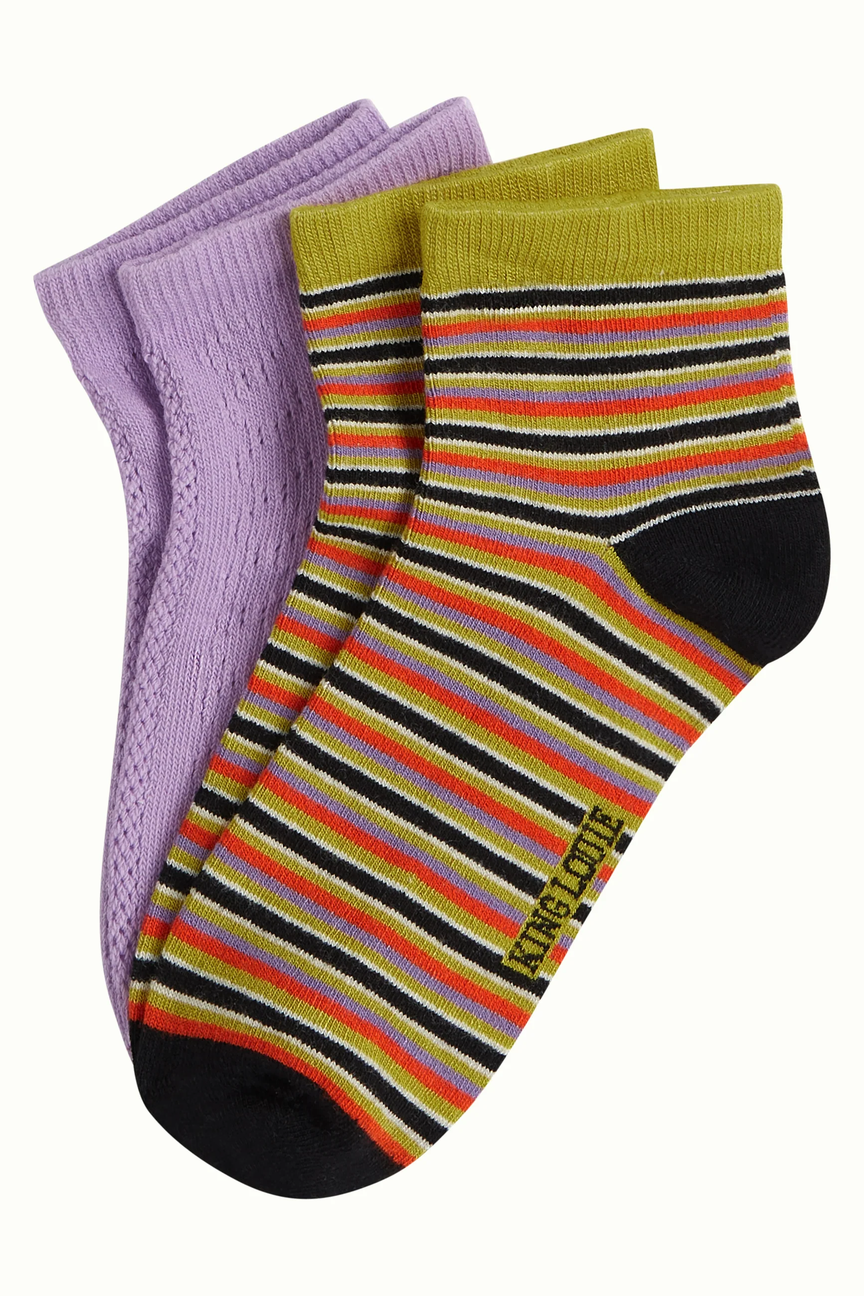 Socks Short 2-Pack Mistral Stripe