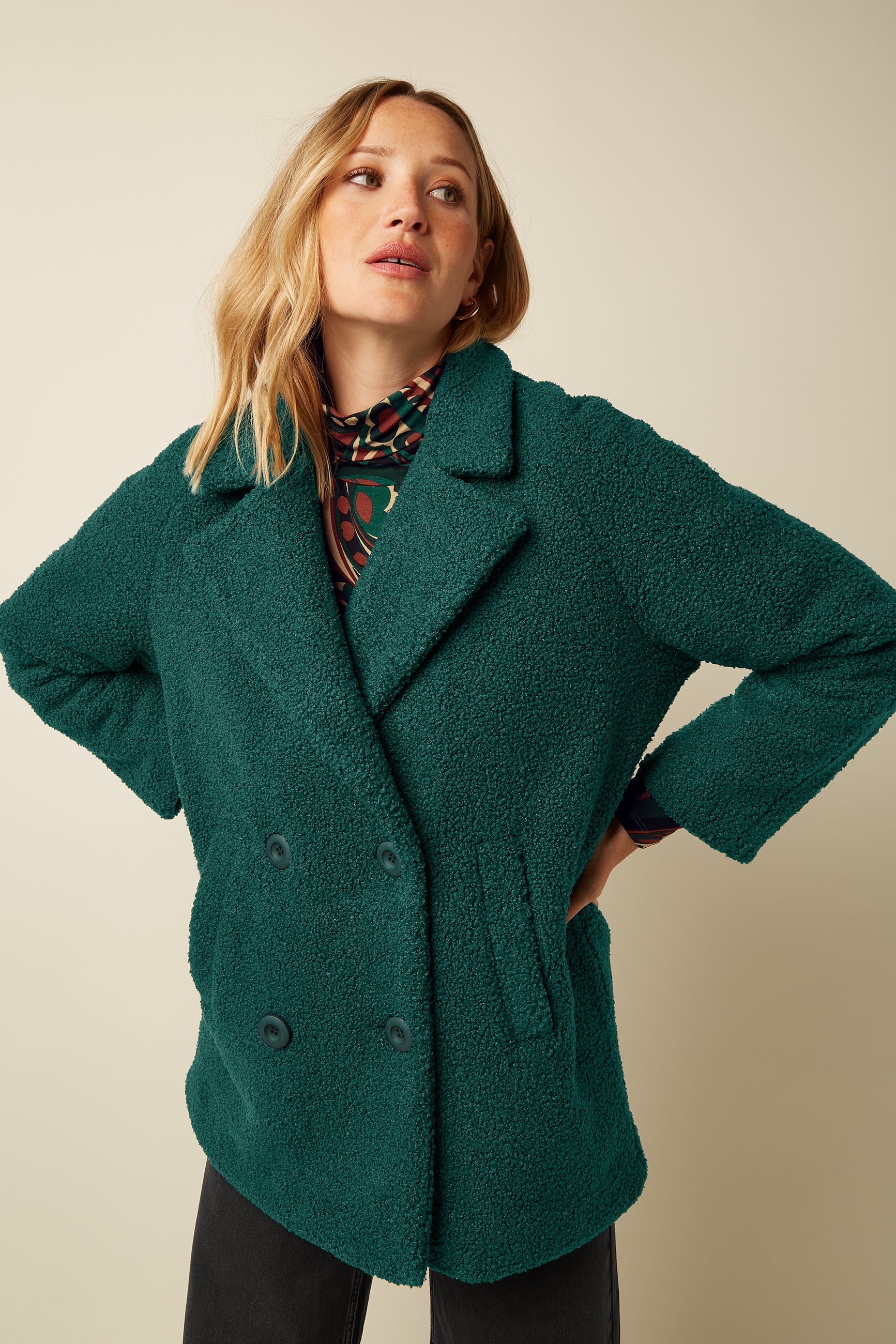 Amelie Coat Dexter Teddy