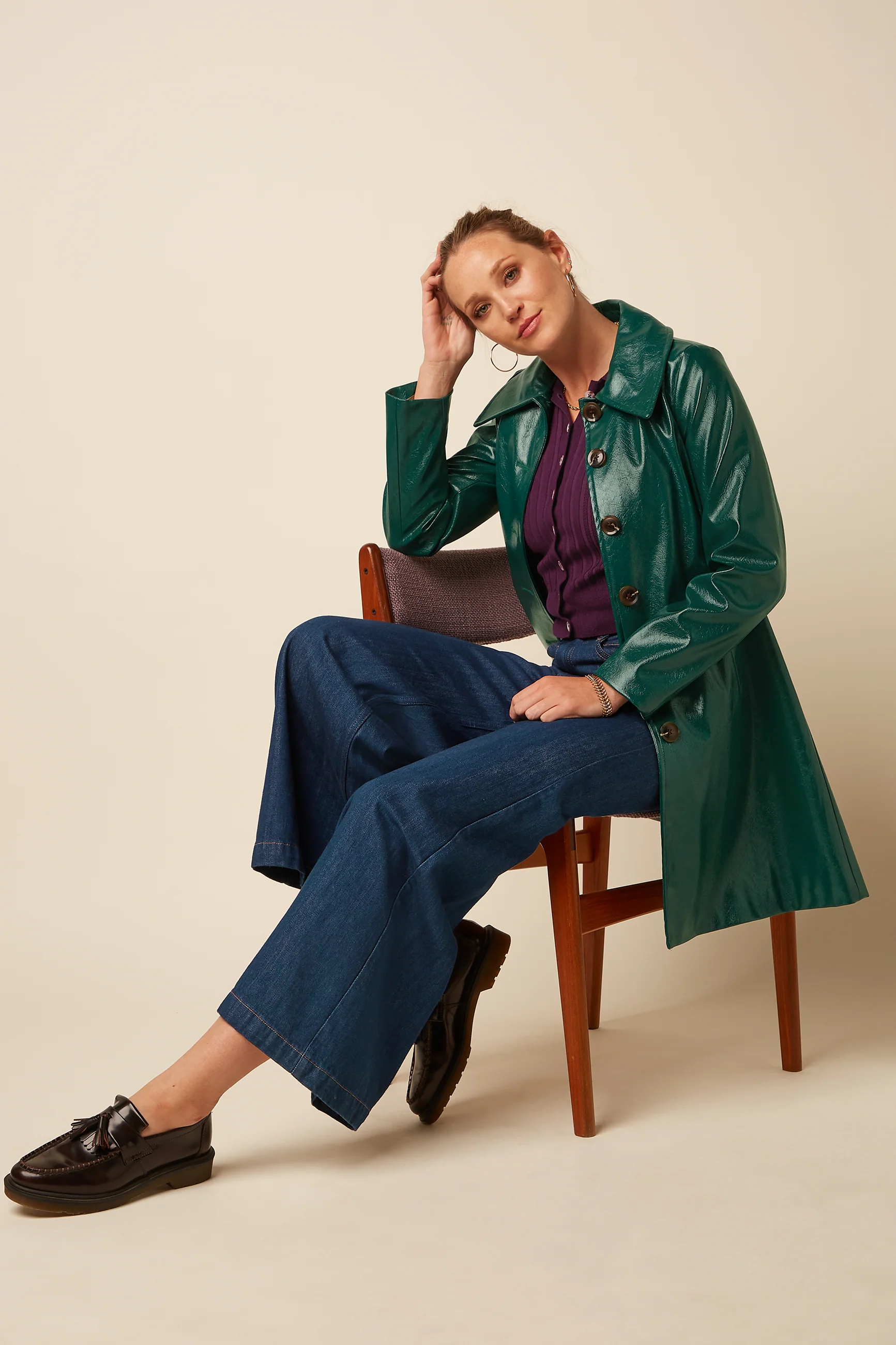 Anais Coat Glitz
