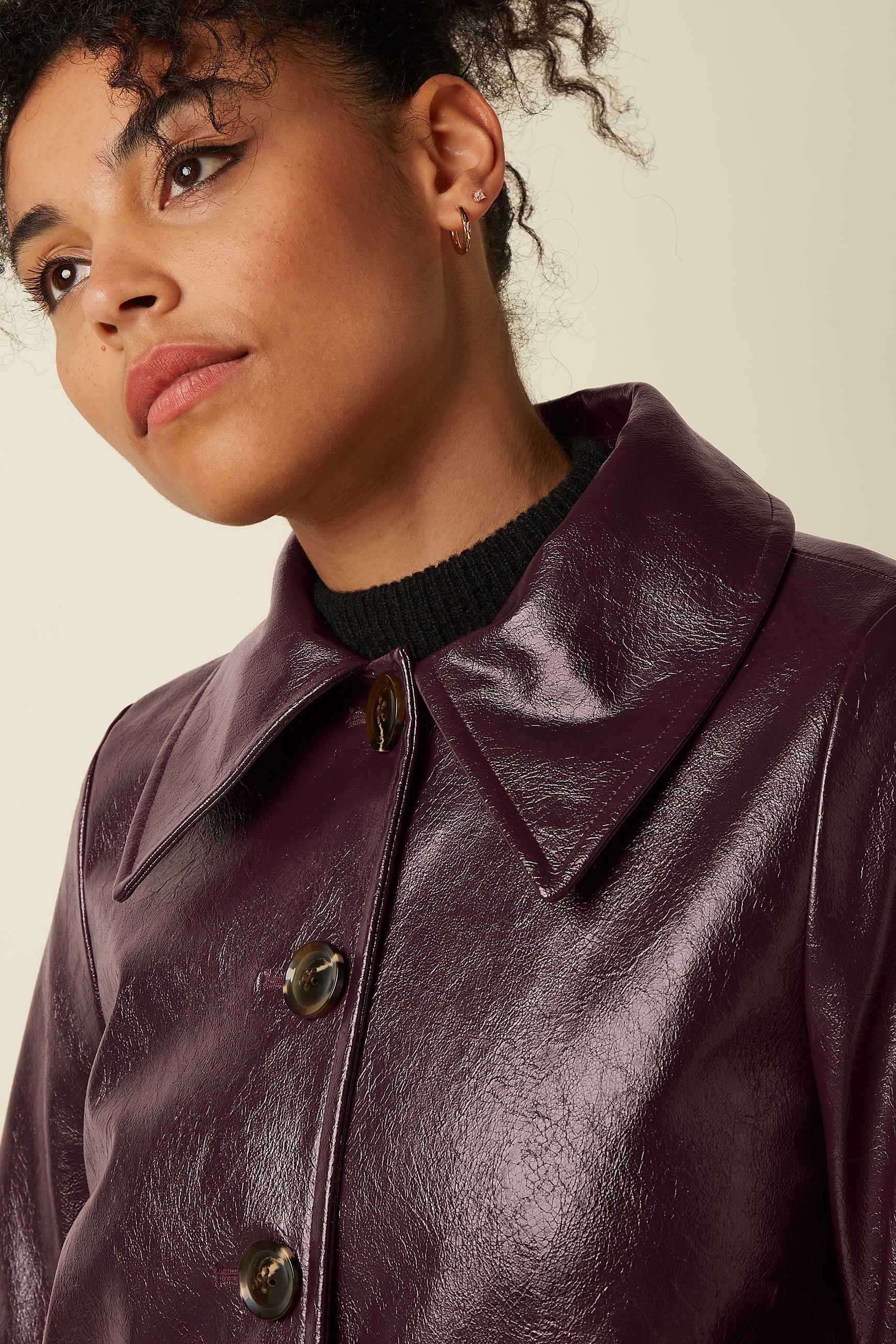 Anais Coat Glitz