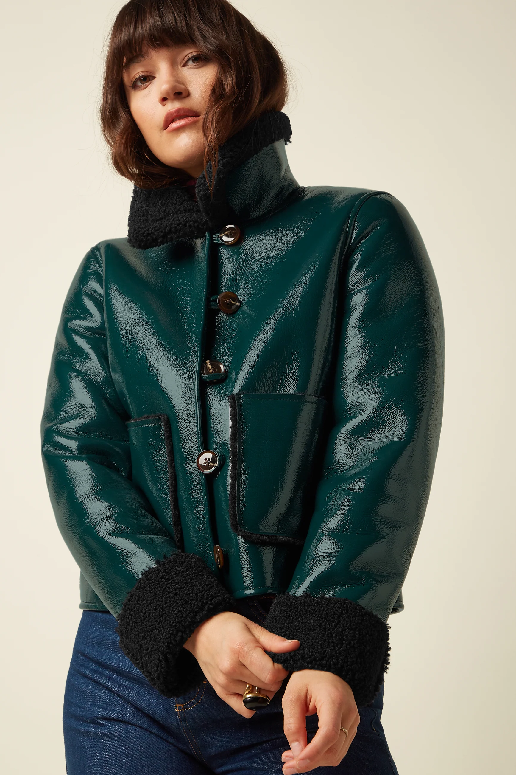 Dina Jacket Shine