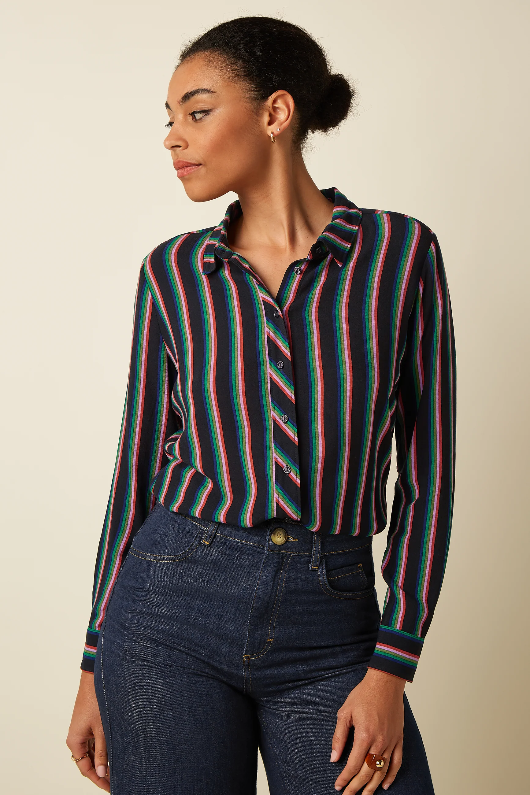 Rosie Blouse Harley Stripe