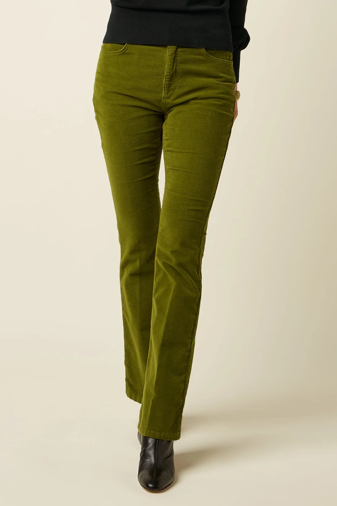 Tammy Flared Pants Baby Cord