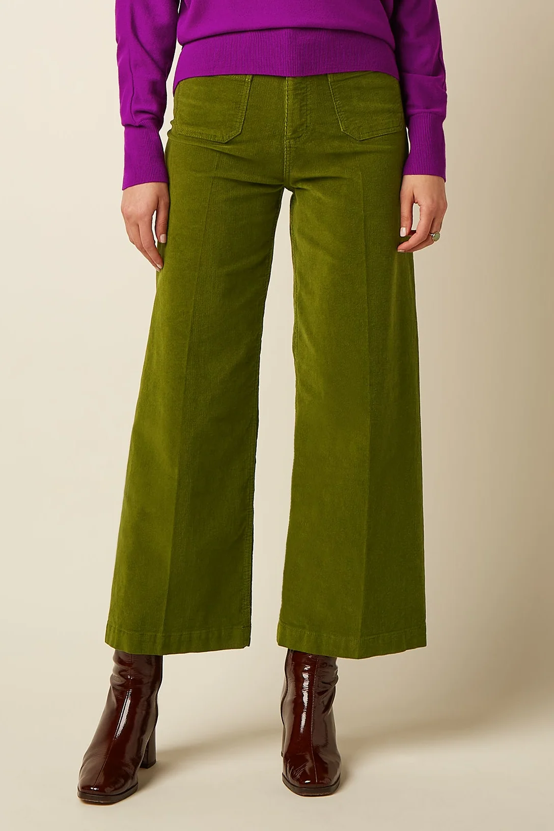 Paige Pocket Pants Baby Cord