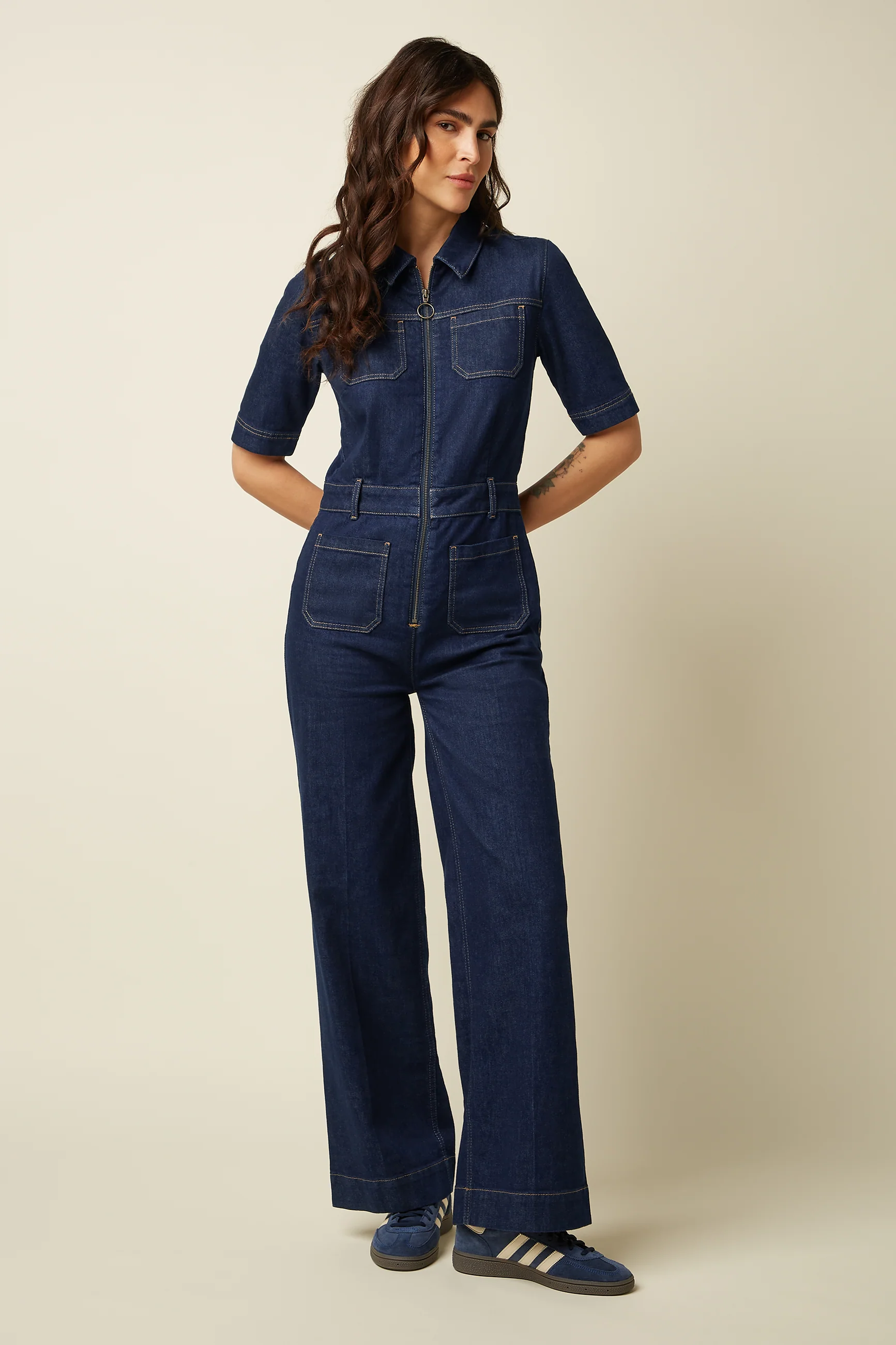 Mira Jumpsuit Onyx Denim