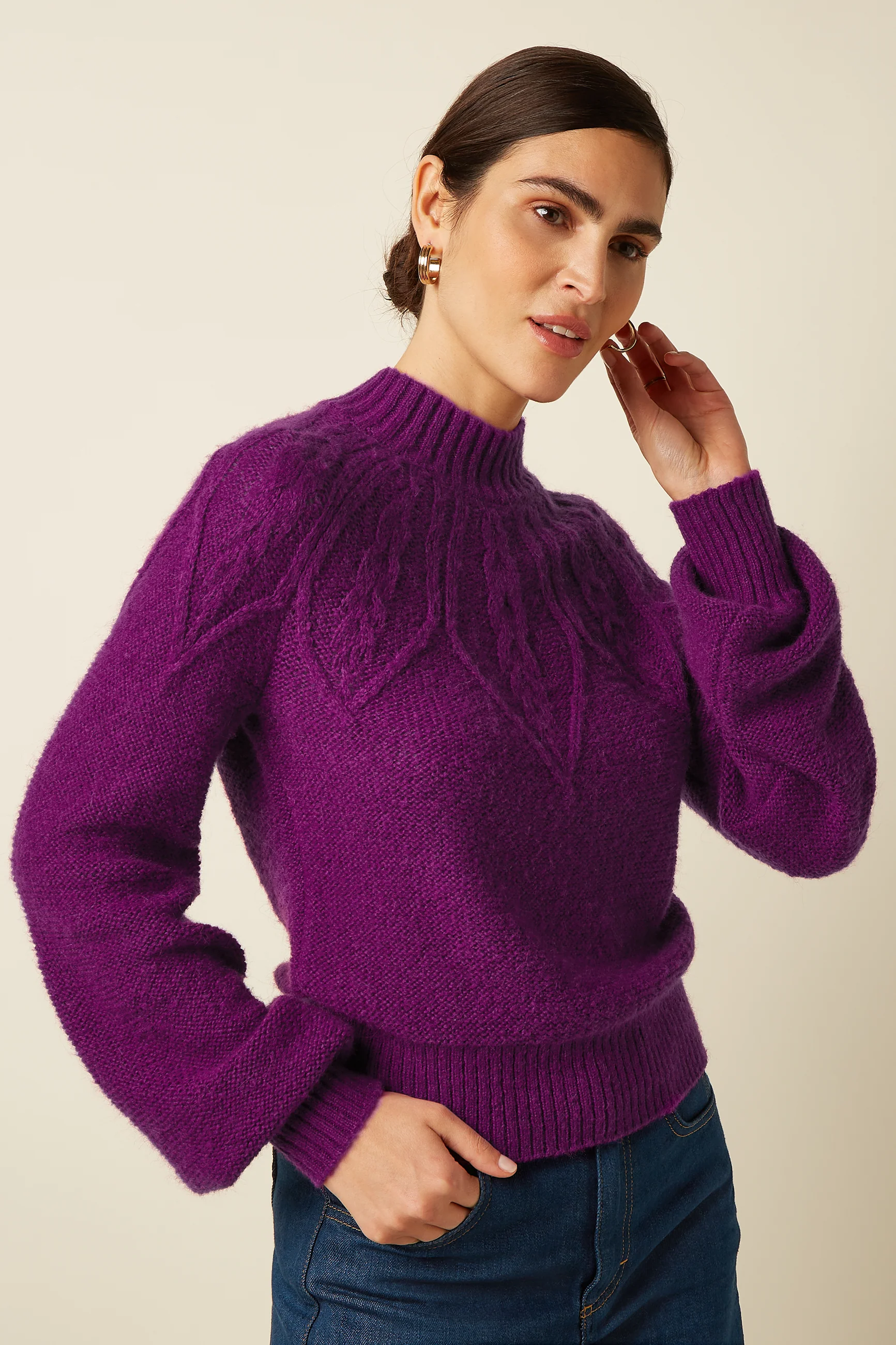 Joanie Raglan Top Orcia
