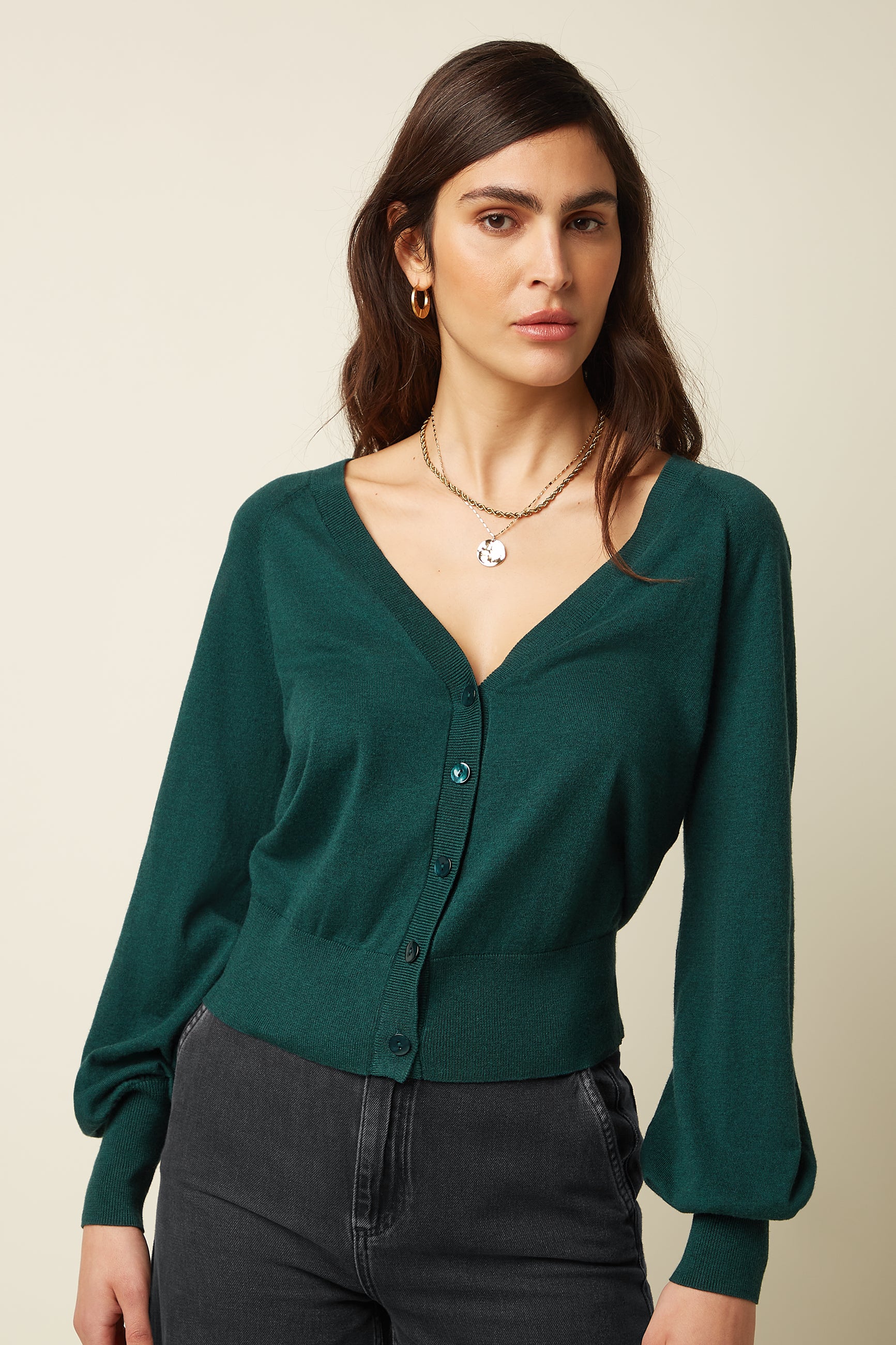 Cardi V Raglan Cocoon