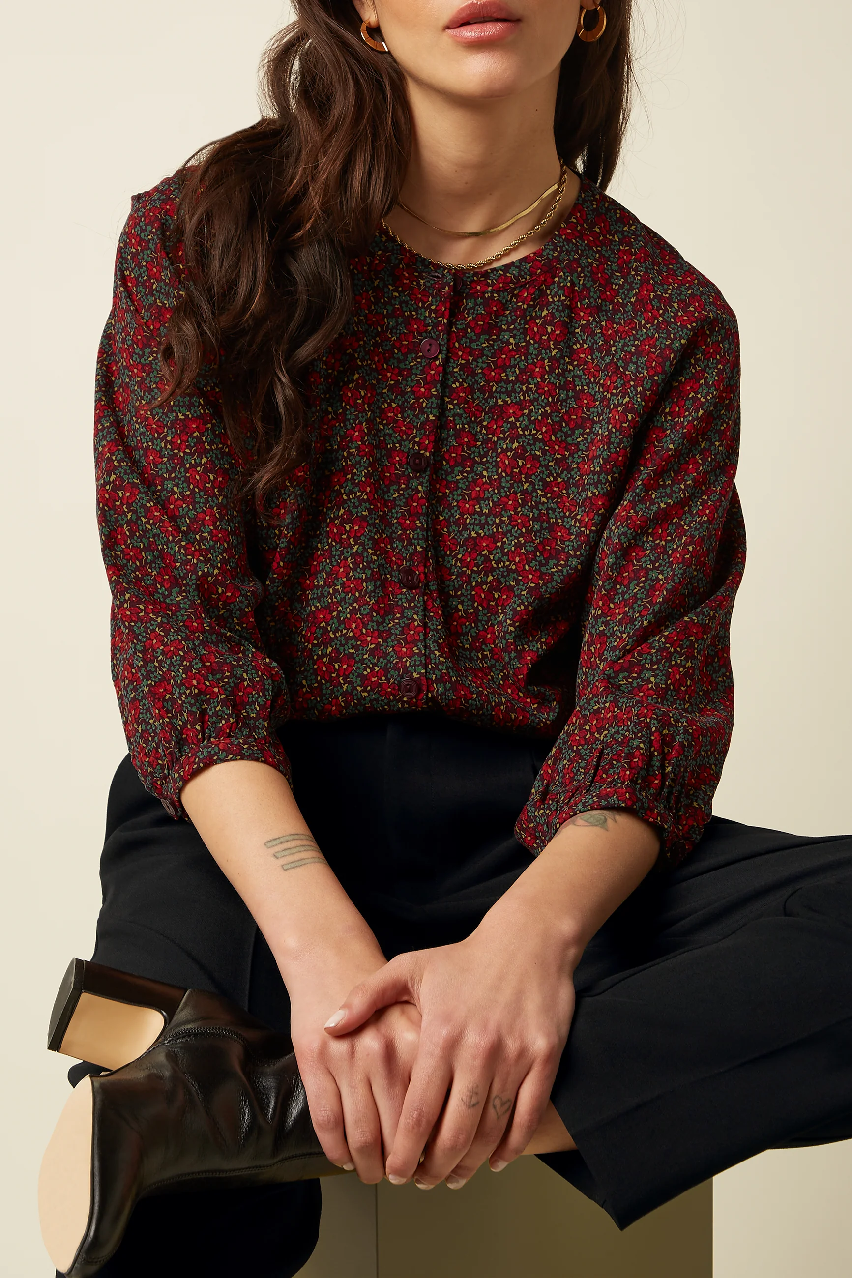Cybil Blouse Juniper