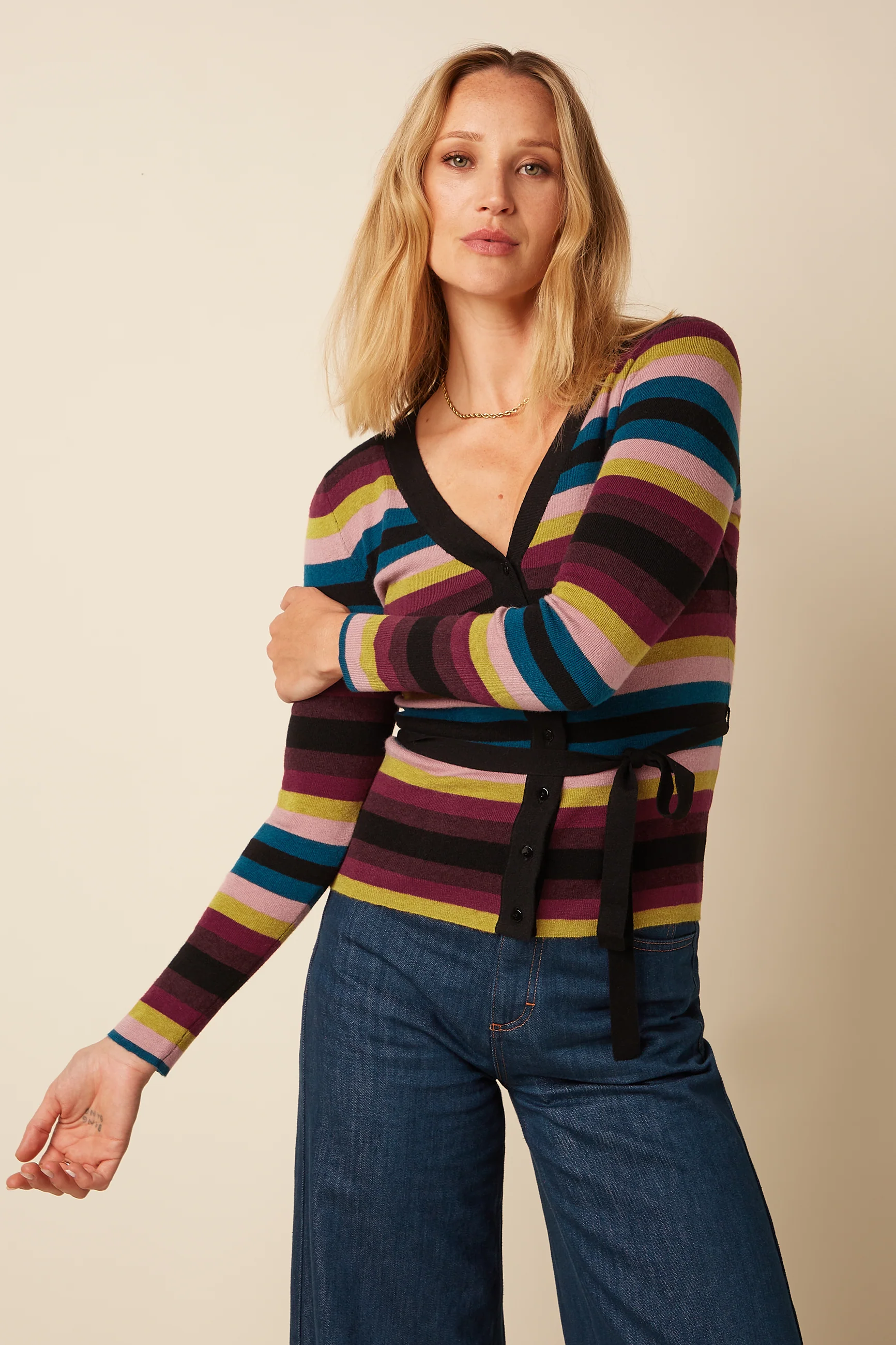Mila Rib Cardi Lone