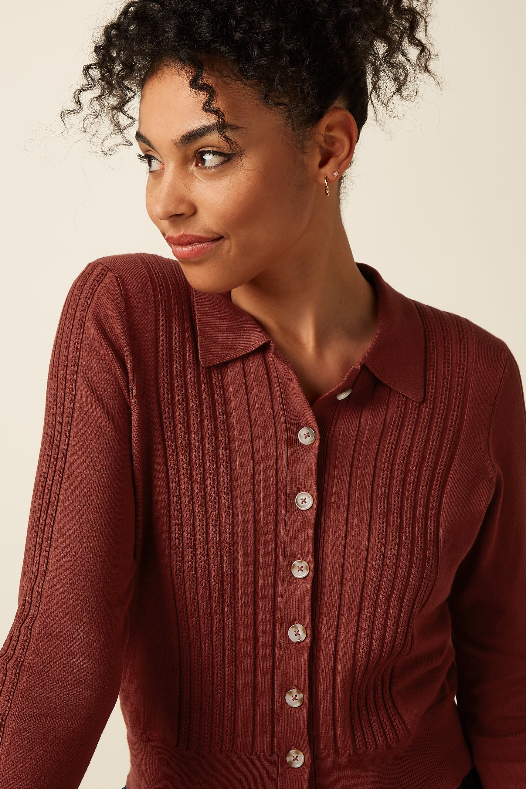 Sofie Cardi Match Knit