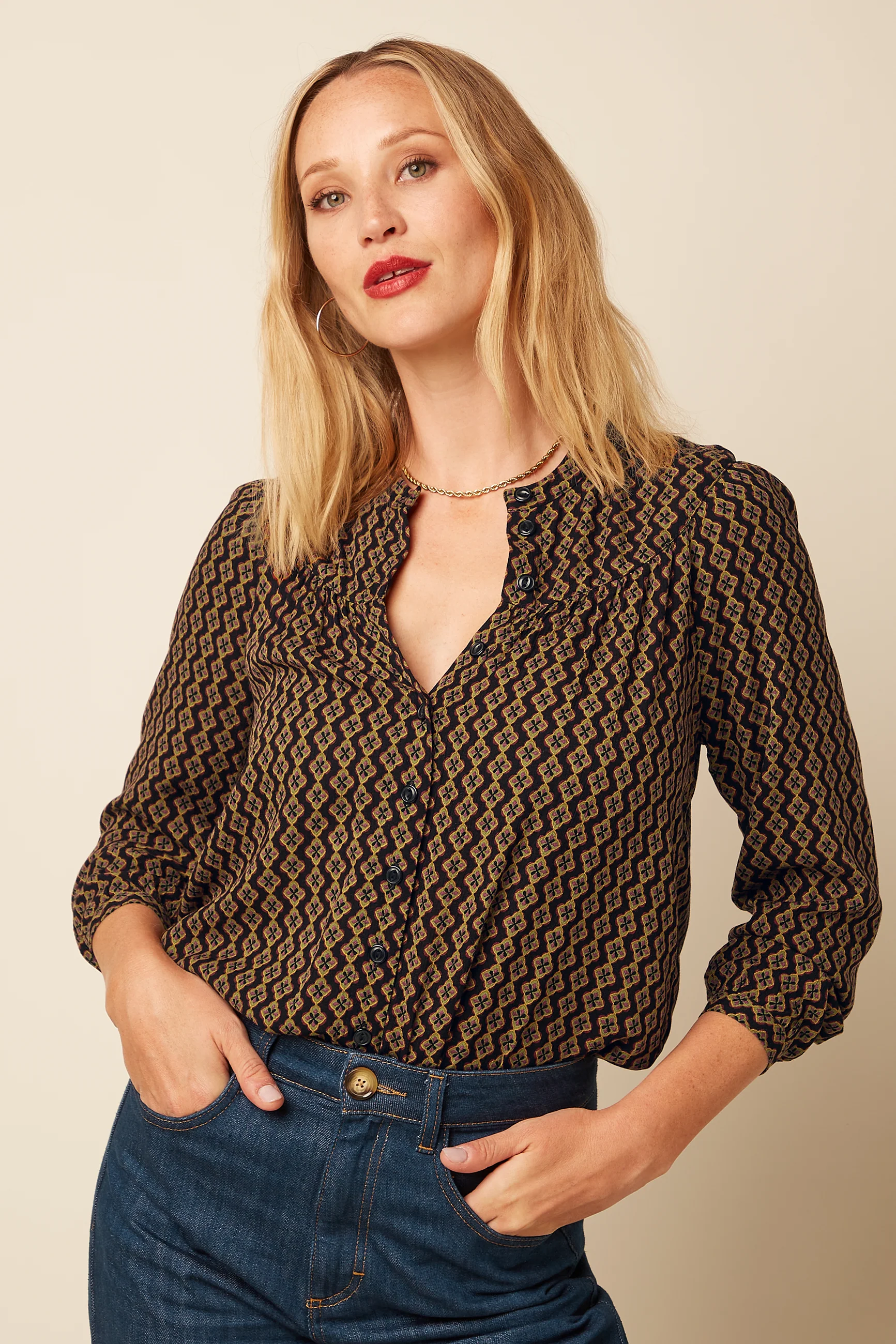 Lisa Blouse Turi Woven