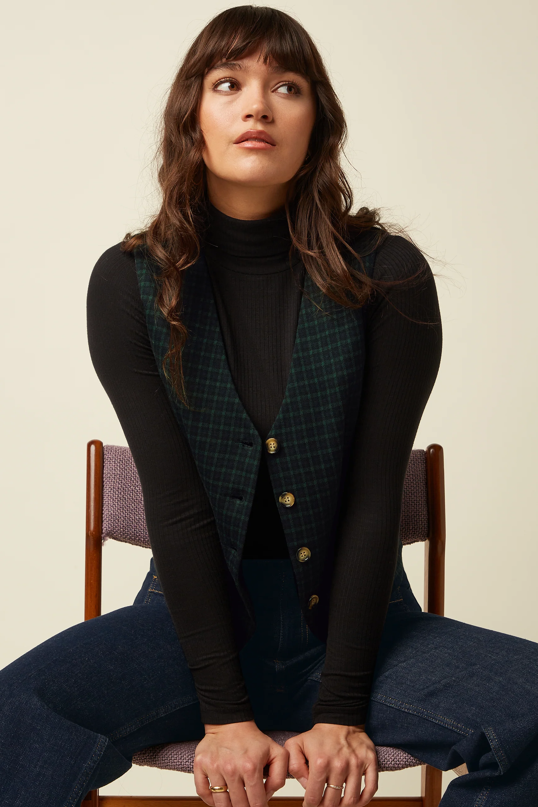 Bianca Gilet Reyna Check