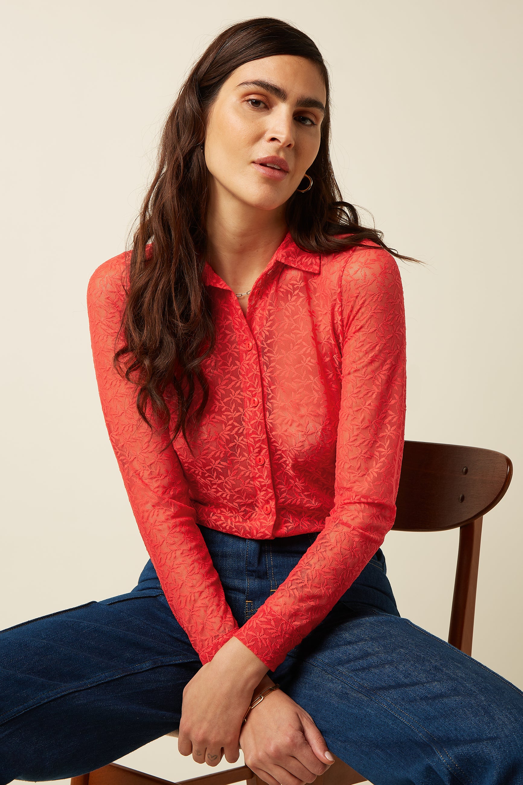 Blouse Stretch Lace